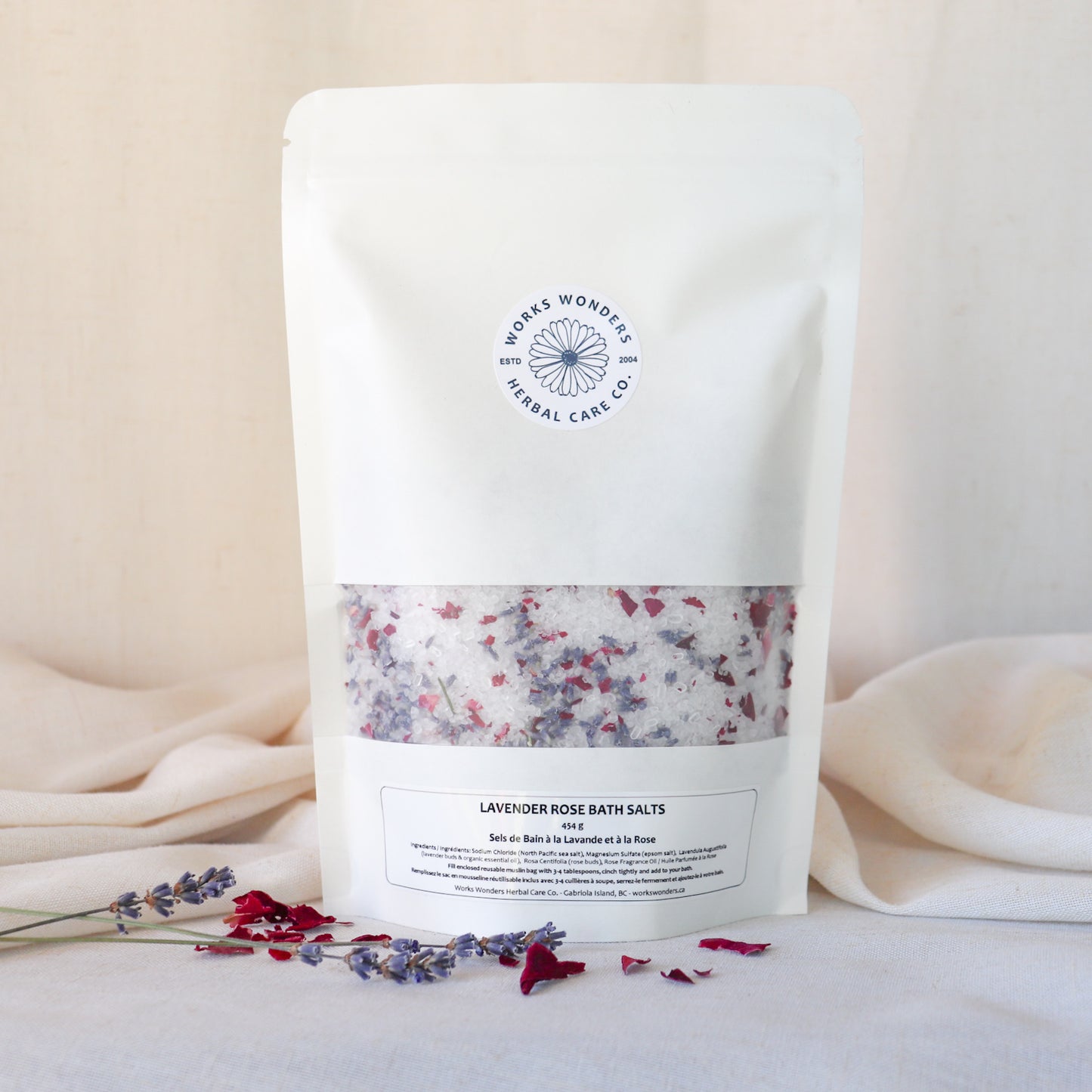 Lavender Rose Bath Salts