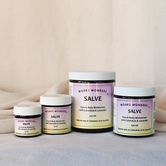 Moisturizing Salve with Calendula and Lavender